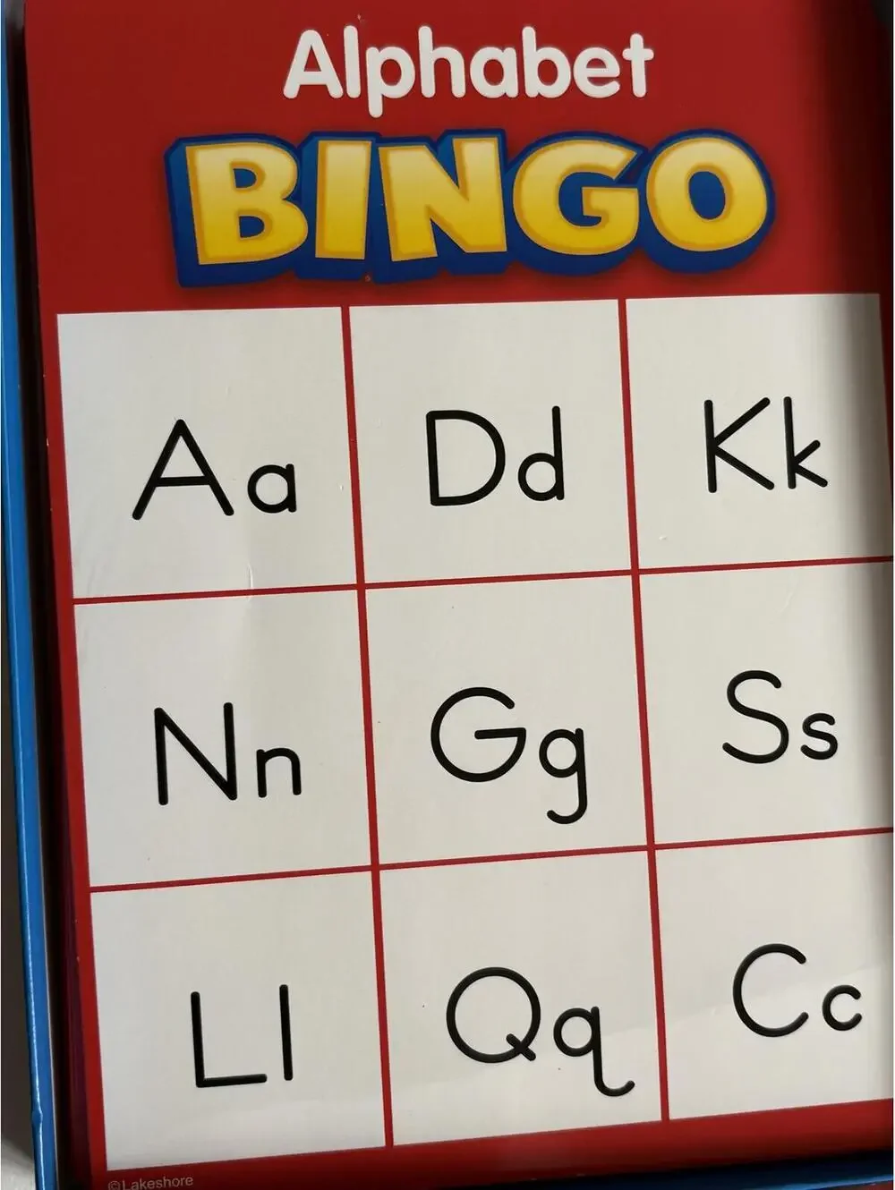Lakeshore Alphabet Bingo